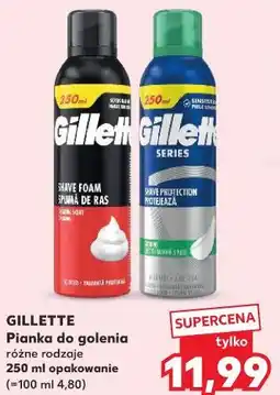Kaufland GILLETTE Pianka do golenia r3Źne rodzaje oferta