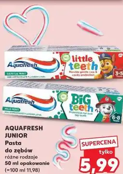 Kaufland AQUAFRESH JUNIOR Pasta do zębw oferta