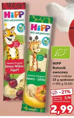 Kaufland HiPP Batonik owocowy oferta