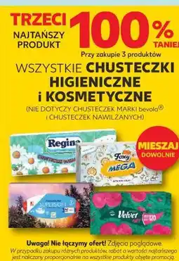Kaufland WSZYSTKIE CHUSTECZKI HIGIENICZNE i KOSMETYCZNE oferta