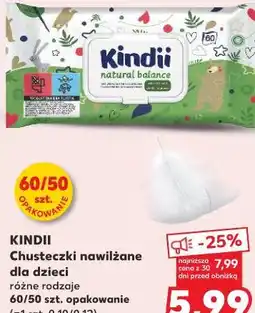Kaufland KINDII Chusteczki nawilŹane dla dzieci oferta