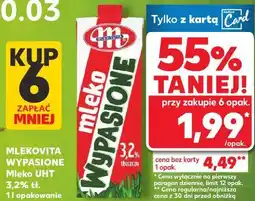 Kaufland Mlekovita Wypasione Mleko UHT 3,2% tł oferta