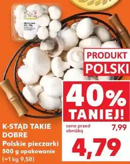 Kaufland K-Stąd Takie Dobre Polskie pieczarki oferta
