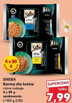 Kaufland Sheba Karma dla kotów (4x85g) oferta