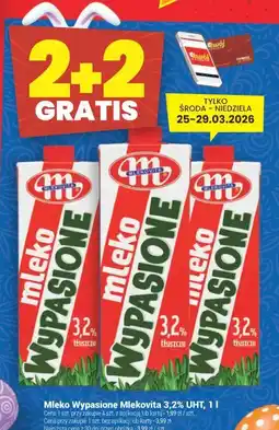 Twój Market Mleko UHT Wypasione Mlekovita 3.2% oferta