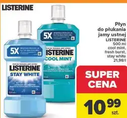 Carrefour Płyn do płukania jamy ustnej LISTERINE oferta
