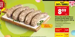 Biedronka Wszystkie białe kiełbasy surowe Kraina Mięs oraz Kraina Mięs Select oferta