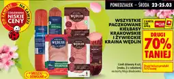 Biedronka Wszystkie paczkowane kiełbasy krakowskie i Żywieckie Kraina Wędlin oferta