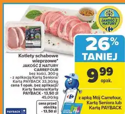 Carrefour Kotlety schabowe wieprzowe* JAKOŚĆ Z NATURY CARREFOUR oferta