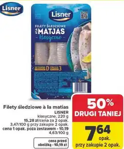 Carrefour Filety śledziowe à la matias LISNER oferta
