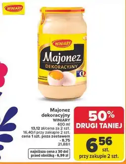 Carrefour Majonez dekoracyjny WINIARY oferta