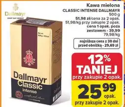 Carrefour Kawa mielona CLASSIC INTENSE DALLMAYR oferta