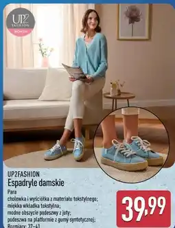 ALDI UP2FASHION Espadryle damskie oferta