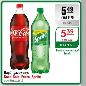 Eurocash Napój gazowany: Coca-Cola, Fanta, Sprite oferta