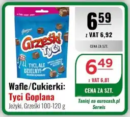 Eurocash Wafle/Cukierki: Tyci Goplana oferta