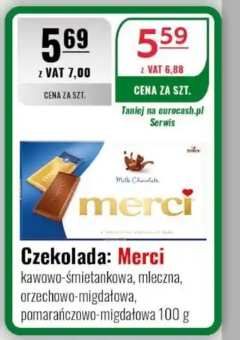 Eurocash Czekolada: Merci oferta