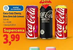 Lidl Napój gazowany Coca-Cola Lemon oferta