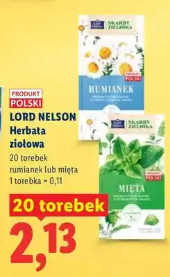 Lidl Herbata ziołowa mięta oferta