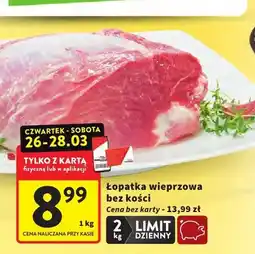 Intermarche Łopatka wieprzowa bez kości oferta