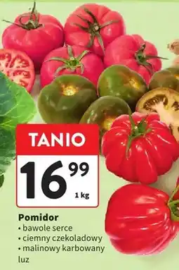 Intermarche Pomidor bawole serce, ciemny czekoladowy, malinowy karbowany oferta