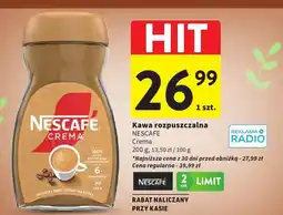 Intermarche Kawa rozpuszczalna Crema oferta