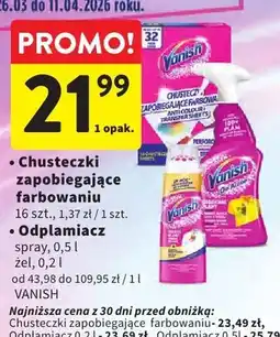 Intermarche Chusteczki zapobiegające farbowaniu oferta
