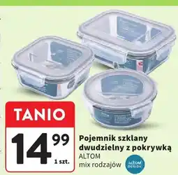 Intermarche Pojemnik szklany dwudzielny z pokrywką mix rodzajów oferta
