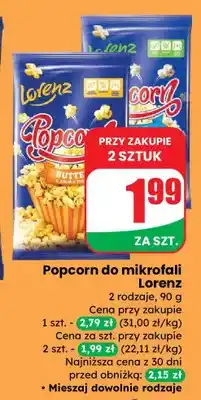 Dino Popcorn do mikrofali różne rodzaje oferta