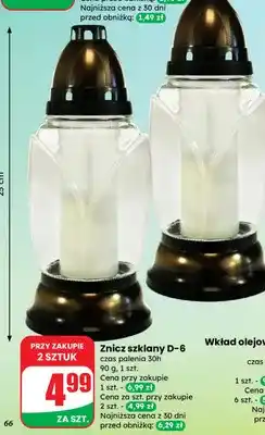 Dino Znicz szklany D-6 oferta