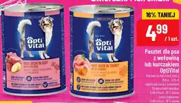 Polomarket Pasztet dla psa z wołowiną lub kurczakiem OptiVital oferta