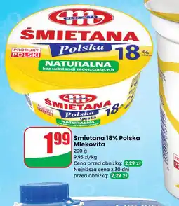 Dino řmietana 18% Polska Mlekovita oferta