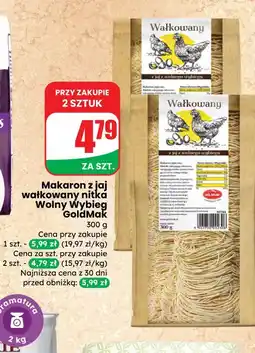Dino Makaron z jaj wałkowany nitka Wolny Wybieg GoldMak oferta