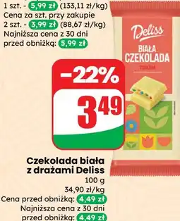 Dino Czekolada biała z drażami Deliss oferta