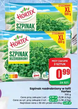 Dino Szpinak rozdrobniony w tafli Hortex oferta