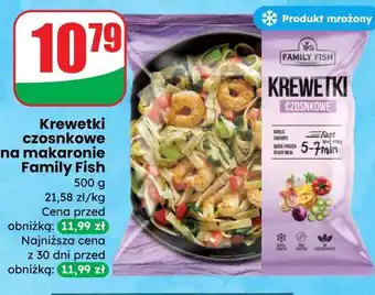 Dino Krewetki czosnkowe na makaronie Family Fish oferta