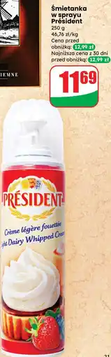 Dino Śmietanka w sprayu Président oferta