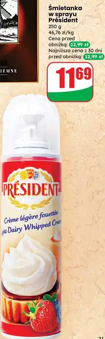 Dino Śmietanka w sprayu Président oferta