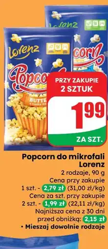 Dino Popcorn do mikrofali Lorenz oferta