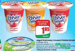 Dino Jogurt kremowy z musem Polskie Smaki oferta
