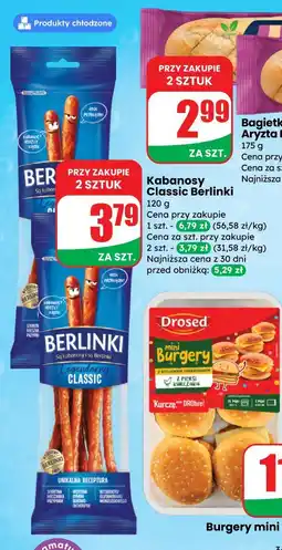 Dino Kabanosy Classic Berlinki oferta