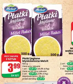 Dino Płatki jaglane błyskawiczne Melvit oferta