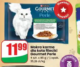 Dino Mokra karma dla kota fileciki Gourmet Perle oferta