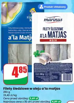 Dino Filety śledziowe w oleju a'la matjas oferta