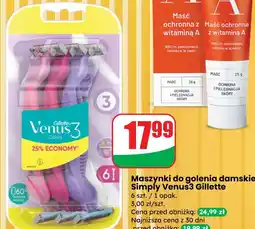 Dino Maszynki do golenia damskie Simply Venus3 Gillette oferta
