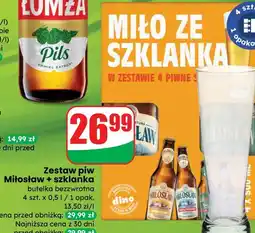 Dino Zestaw piw Miłosław + szklanka oferta