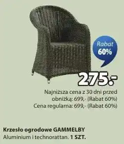 JYSK Krzesło ogrodowe Gammelby oferta