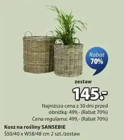 JYSK Kosz na rośliny Sanserie oferta