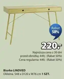 JYSK Biurko Lindved oferta