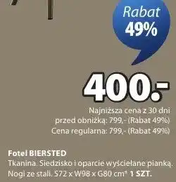 JYSK Tkanina Siedzisko i oparcie wyściełane pianką Nogi ze stali oferta