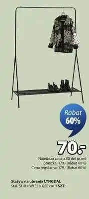 JYSK Stojak na ubrania Lyngdal oferta